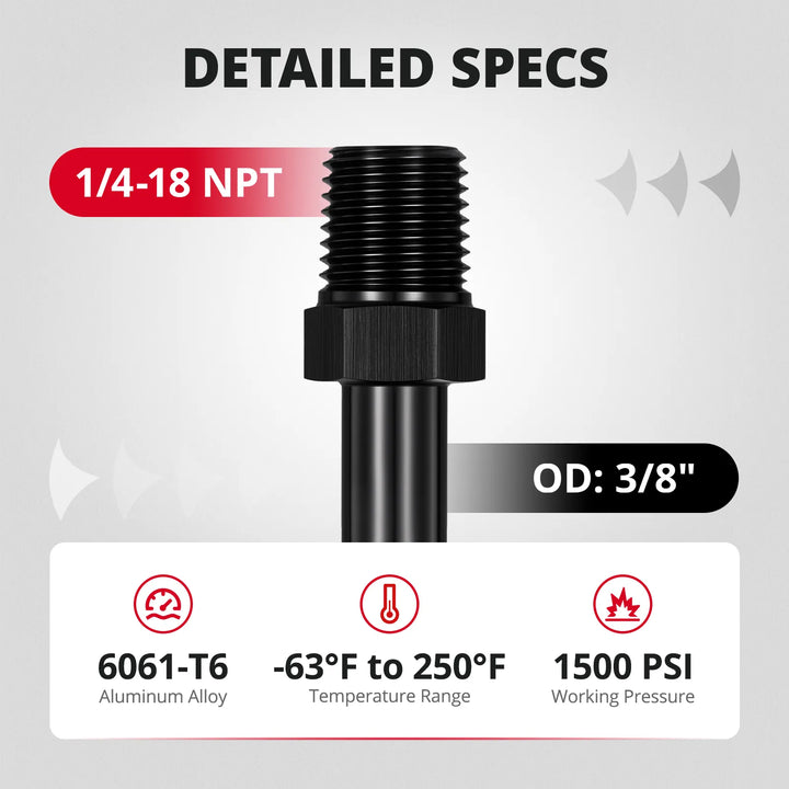 [1/4 NPT to 3/8" SAE]