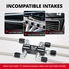 thumbnail interactive-video image 1 of Davao Stainless Steel Coolant Crossover Steam Vent Kit For LS1 LS2 LS3 – Black 1 of 4