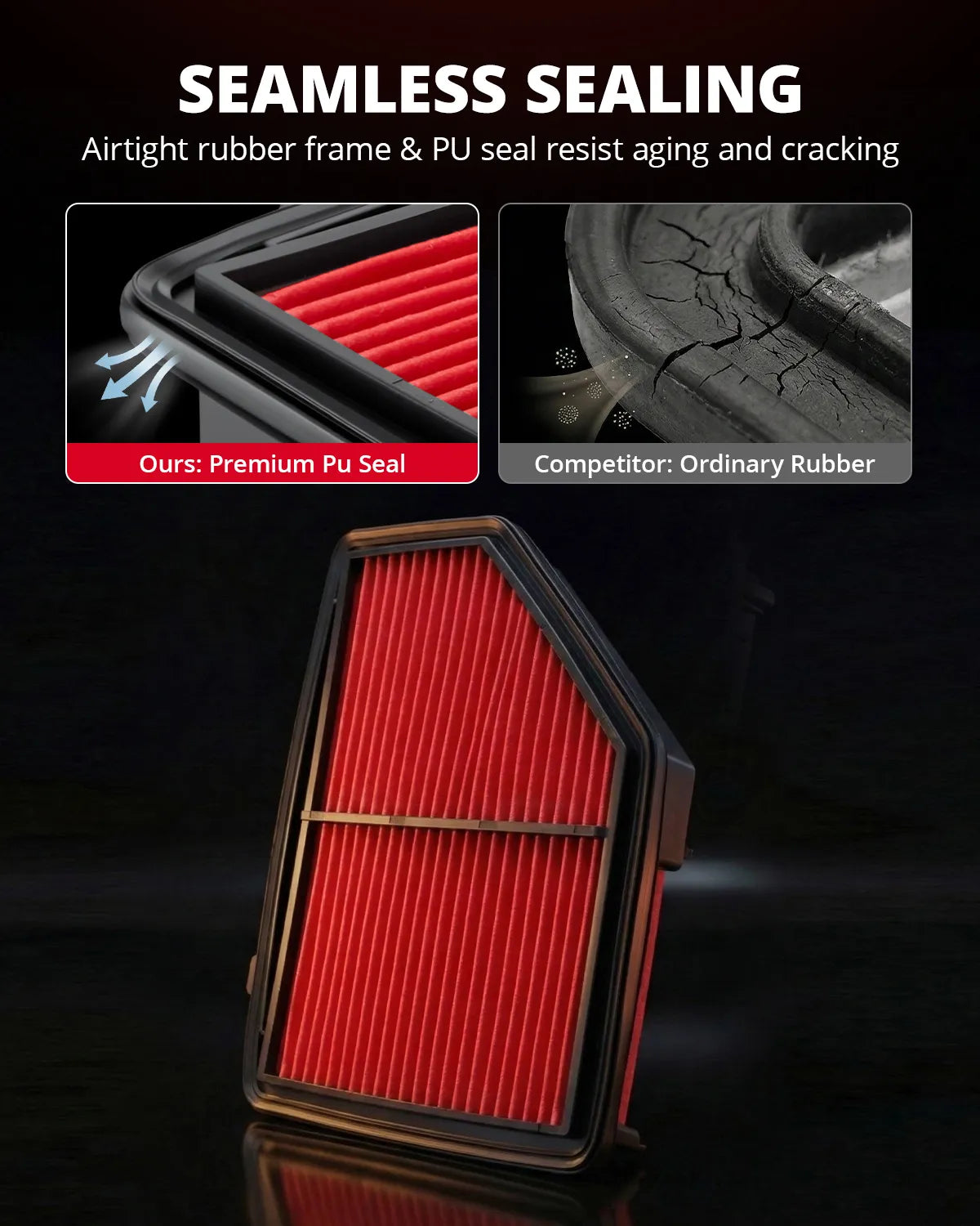 EVIL ENERGY Engine Air Filter, Compatible with Honda HR-V 2016-2022, Vezel 2014-2025, XR-V 2014-2022, Replace 17220-51BH00