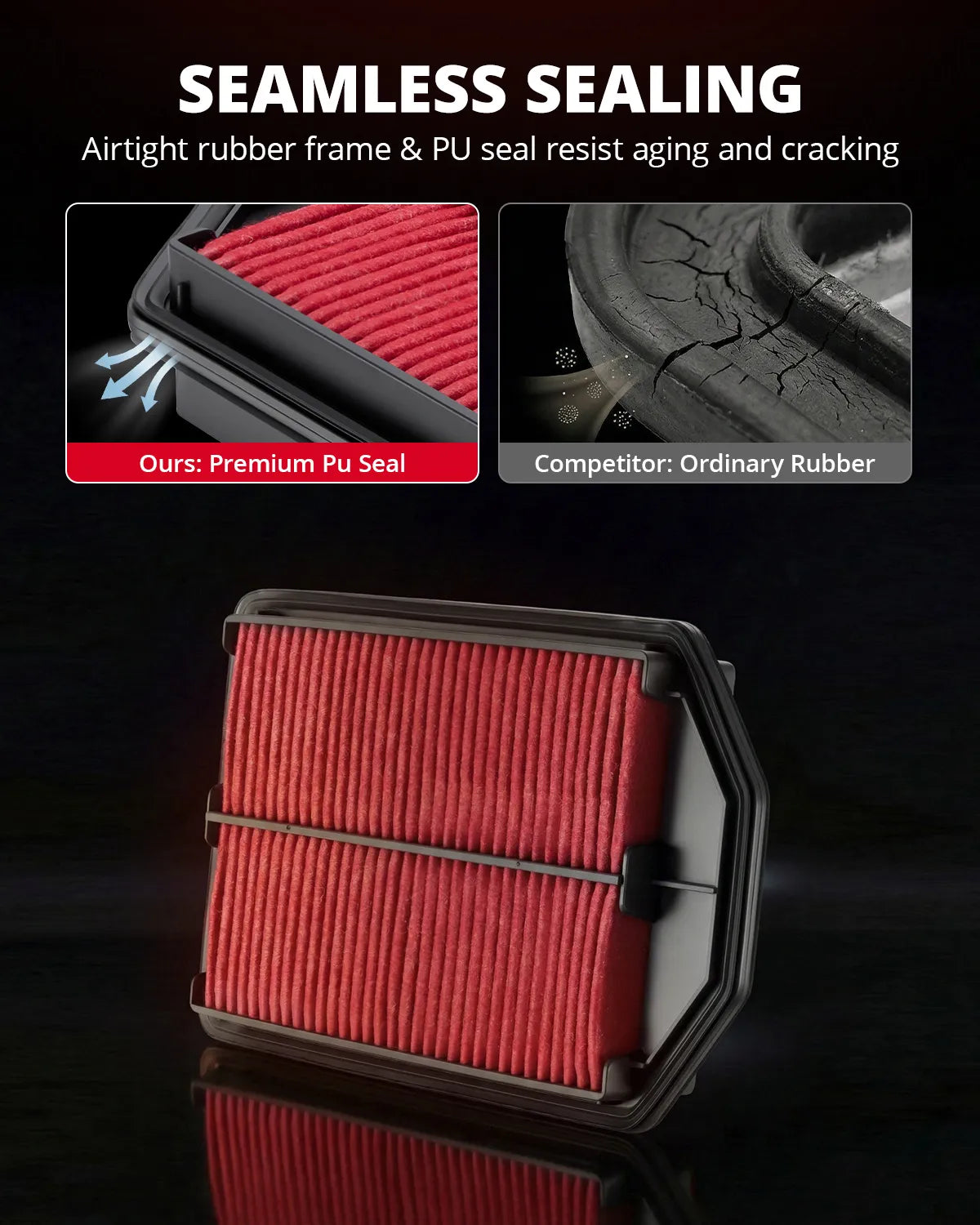 EVIL ENERGY Engine Air Filter, Compatible with Honda CR-V RE 2006-2012, Replace 5526WS