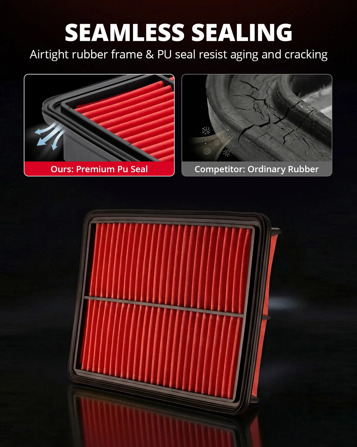 EVIL ENERGY Engine Air Filter, Compatible with Mazda 2007-2025 Atenza/CX-4/CX-5/CX-8, Mazda 3 Axela/Hatchback/Sedan BL/BM/BN, Replace CA11259