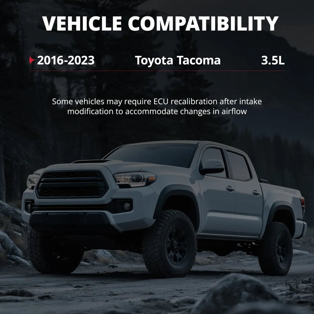 EVIL ENERGY Cold Air Intake Fitment – 2016-2023 Toyota Tacoma 3.5L