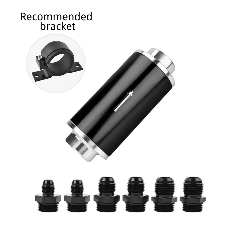 EVIL ENERGY Fuel System Kit for LS Engines - Complete AN6 PTFE/CPE Fuel Line Kit with Regulator, Pump & Fittings