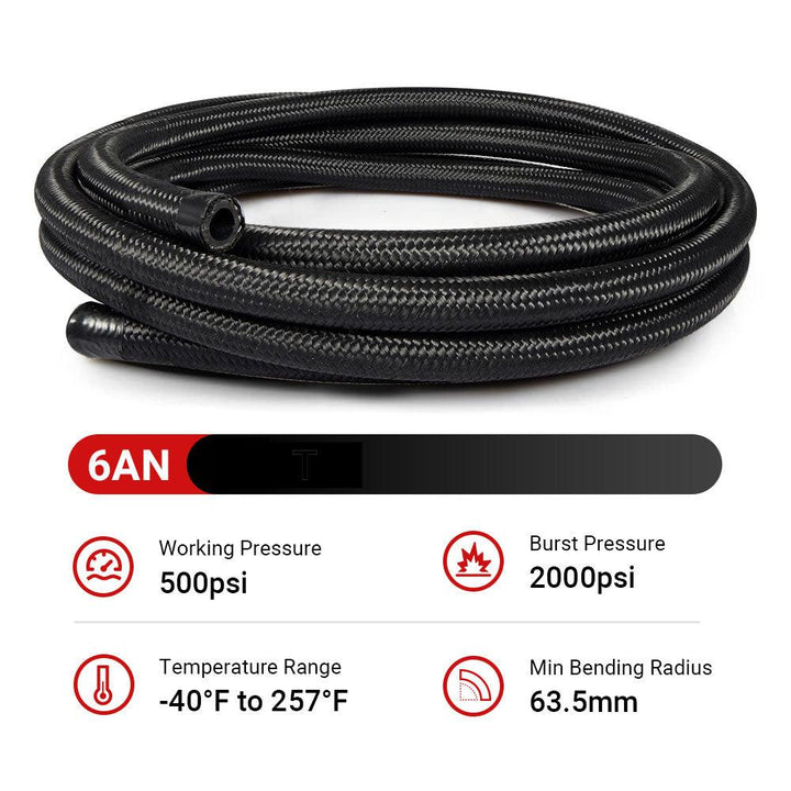 Carburetor Pre-Fitted Nylon Braided Fuel Line Kit | EVIL ENERGY - EVILENERGY