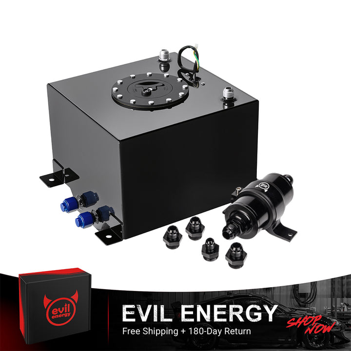 [Without Fuel Pressure Regulator] EVIL ENERGY EFI Returnless Fuel System Kit with fuel cell, fuel pump