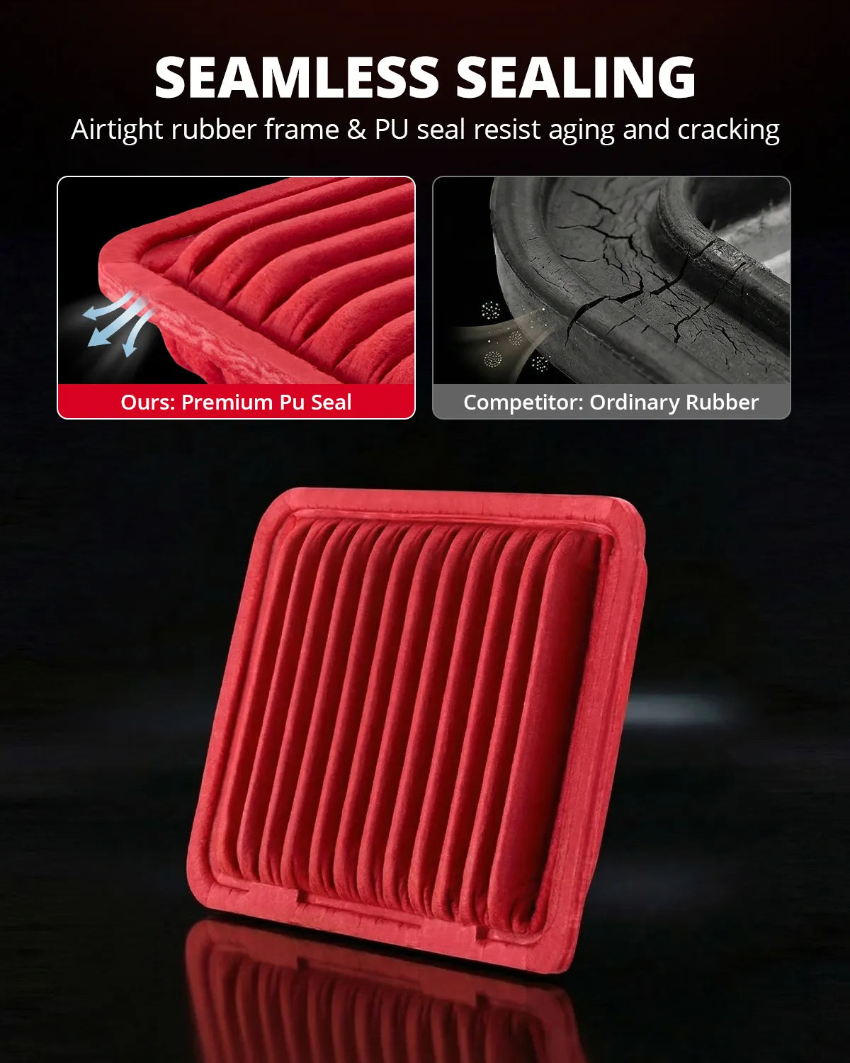 EVIL ENERGY Engine Air Filter Compatible with Lexus NX200 2015-2017 2.0T, NX300 2018-2021 2.0T, Replace CA10190