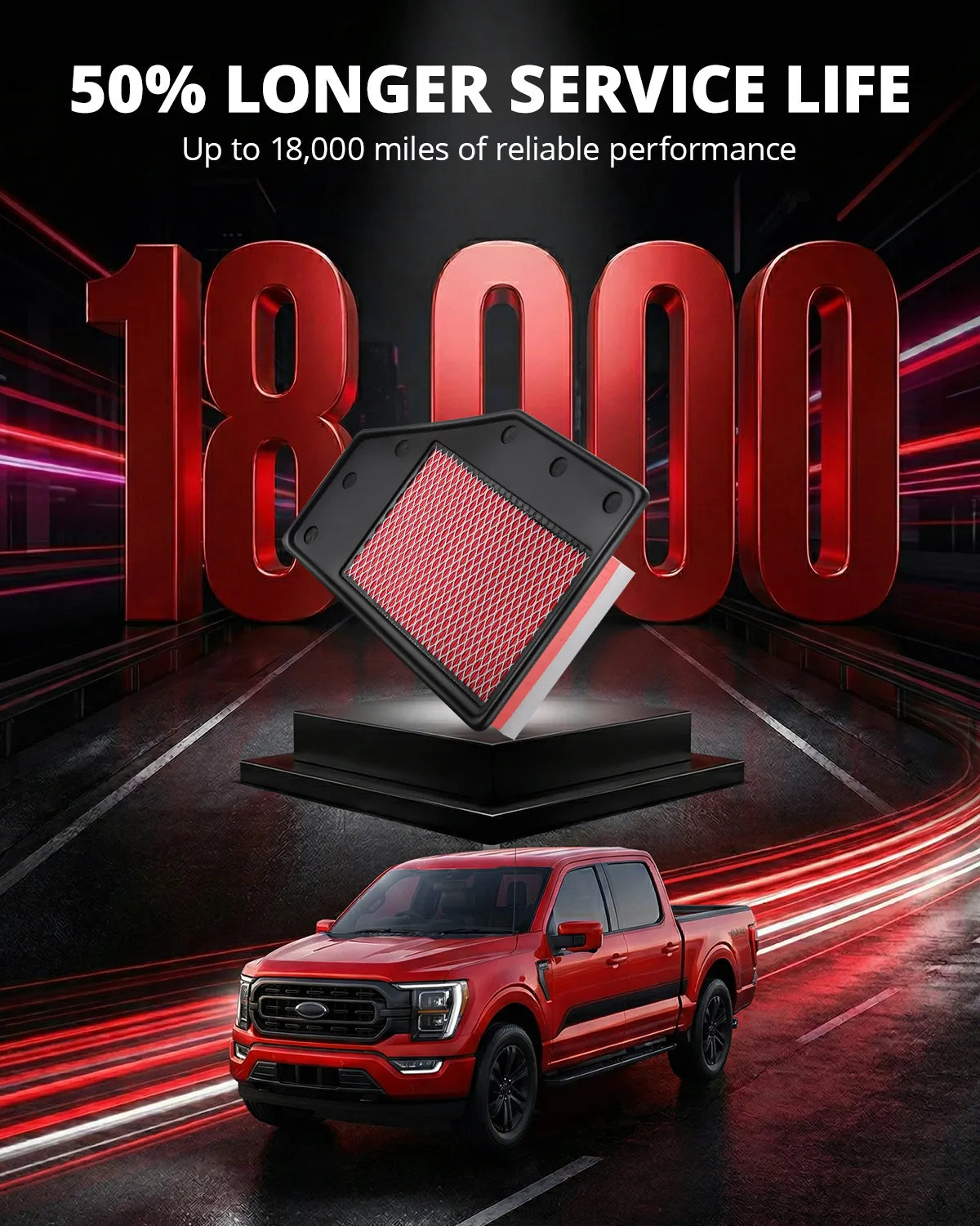 EVIL ENERGY Engine Air Filter Compatible with Chevrolet Malibu 2016-2025 1.5T, Buick LaCrosse 2017-2019 2.5L, Regal 2018-2020 2.0T, Replace CA12085