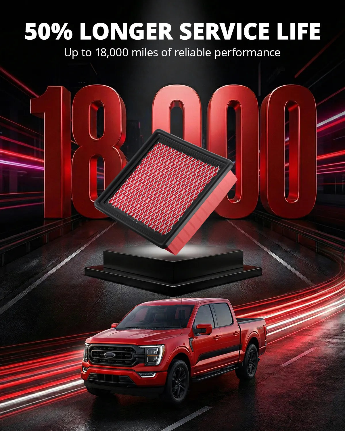 EVIL ENERGY Engine Air Filter Compatible with Chevrolet Volt 2011-2015 1.4L, Cadillac ELR 2014-2016 1.4L, Replace 20871244