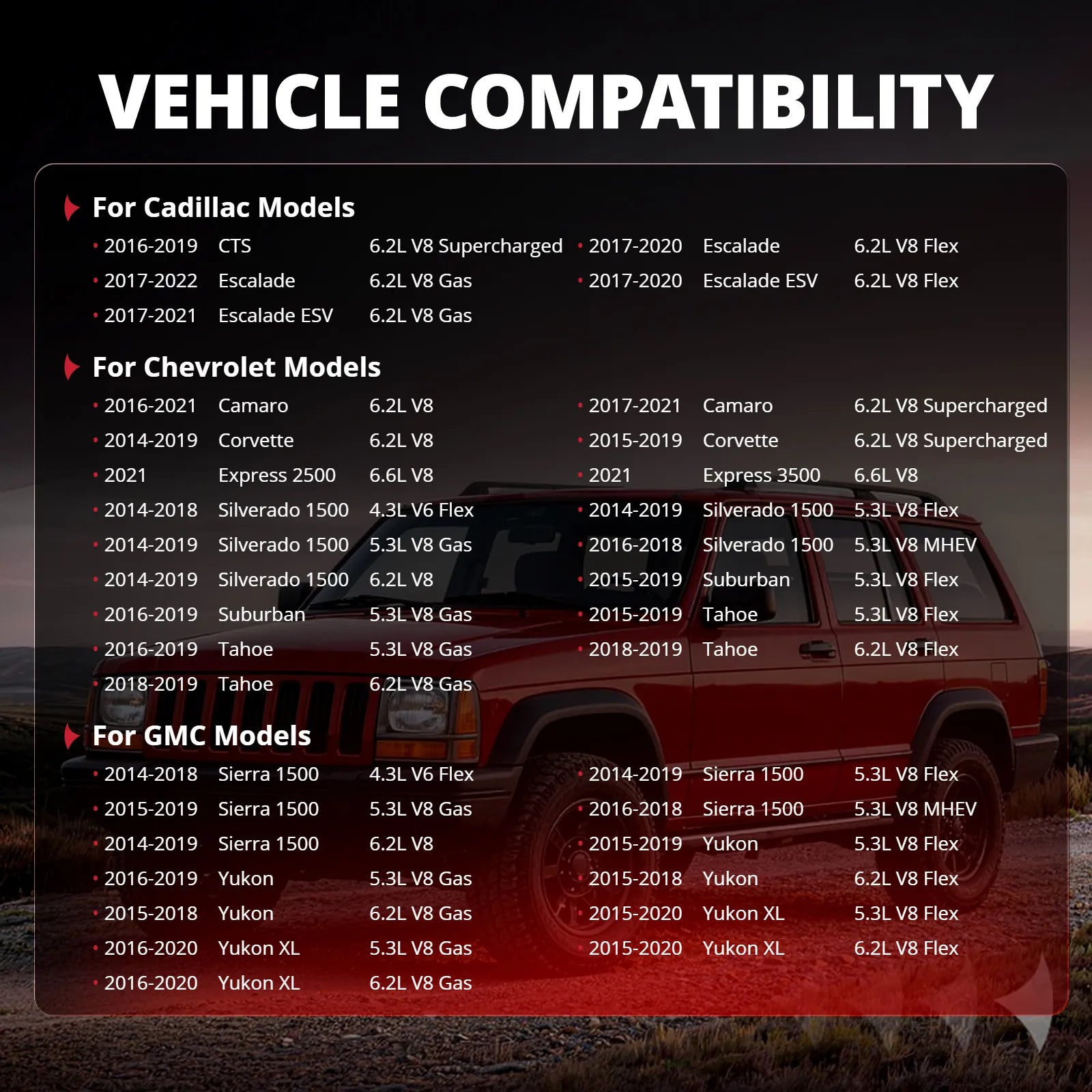 Compatibility-chart-for-Chevy-ignition-coil-GMC-Sierra-and-ignition-coil-Chevy-Silverado-Gen-5-V8
