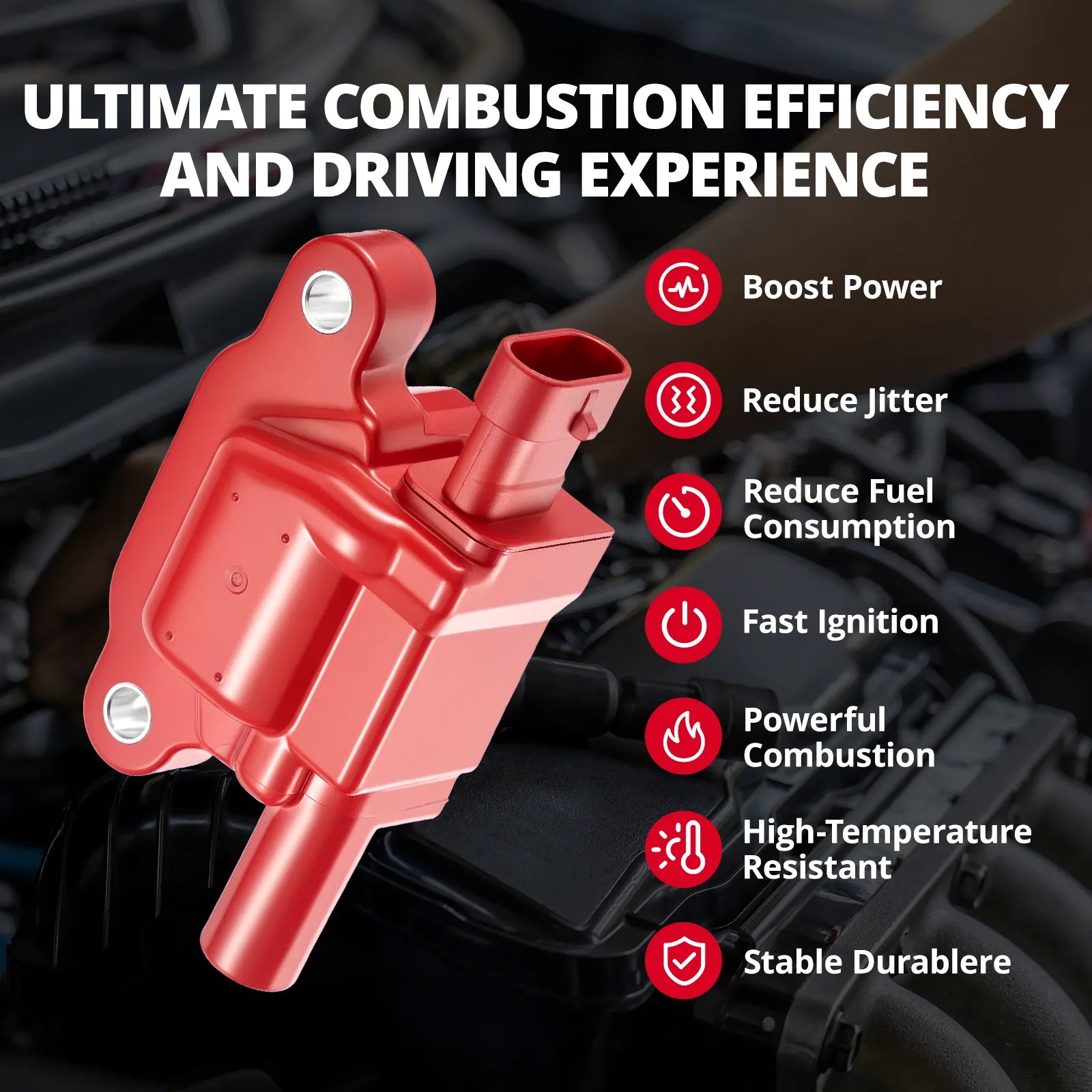EVIL ENERGY Ignition Coil features boost power reduce fuel consumption and high temperature resistance
