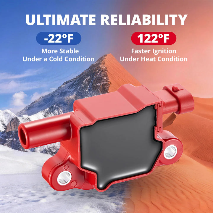 Reliable LS coils performance under extreme weather from -22F to 122F heat conditions