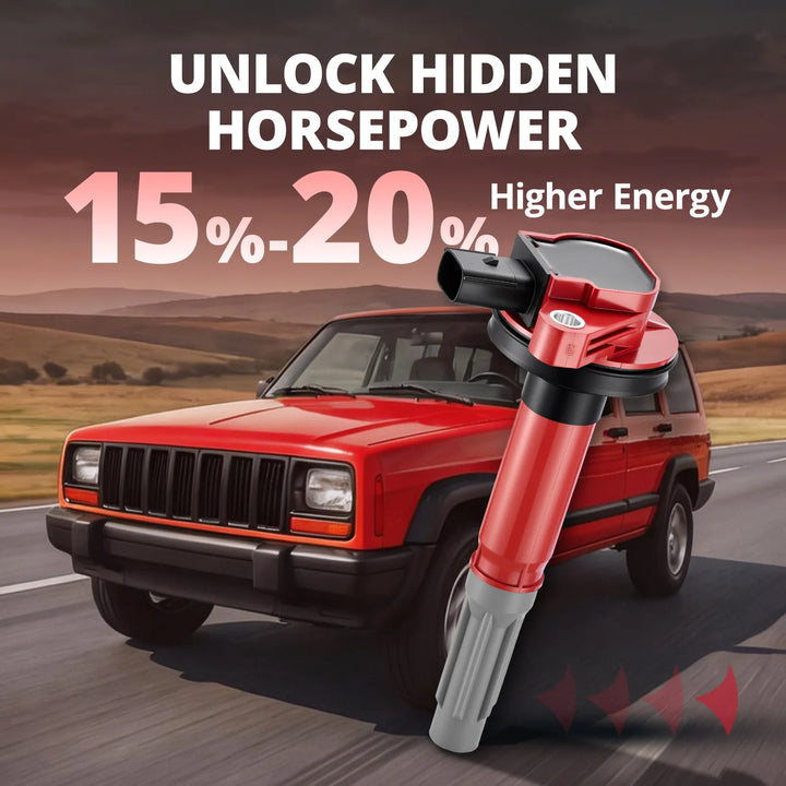 Unlock Hidden Horsepower with EVIL ENERGY UF622. This Ford F-150 Mustang V8 5.0L 3.5L ignition coil replacement provides 15%-20% Higher Energy.