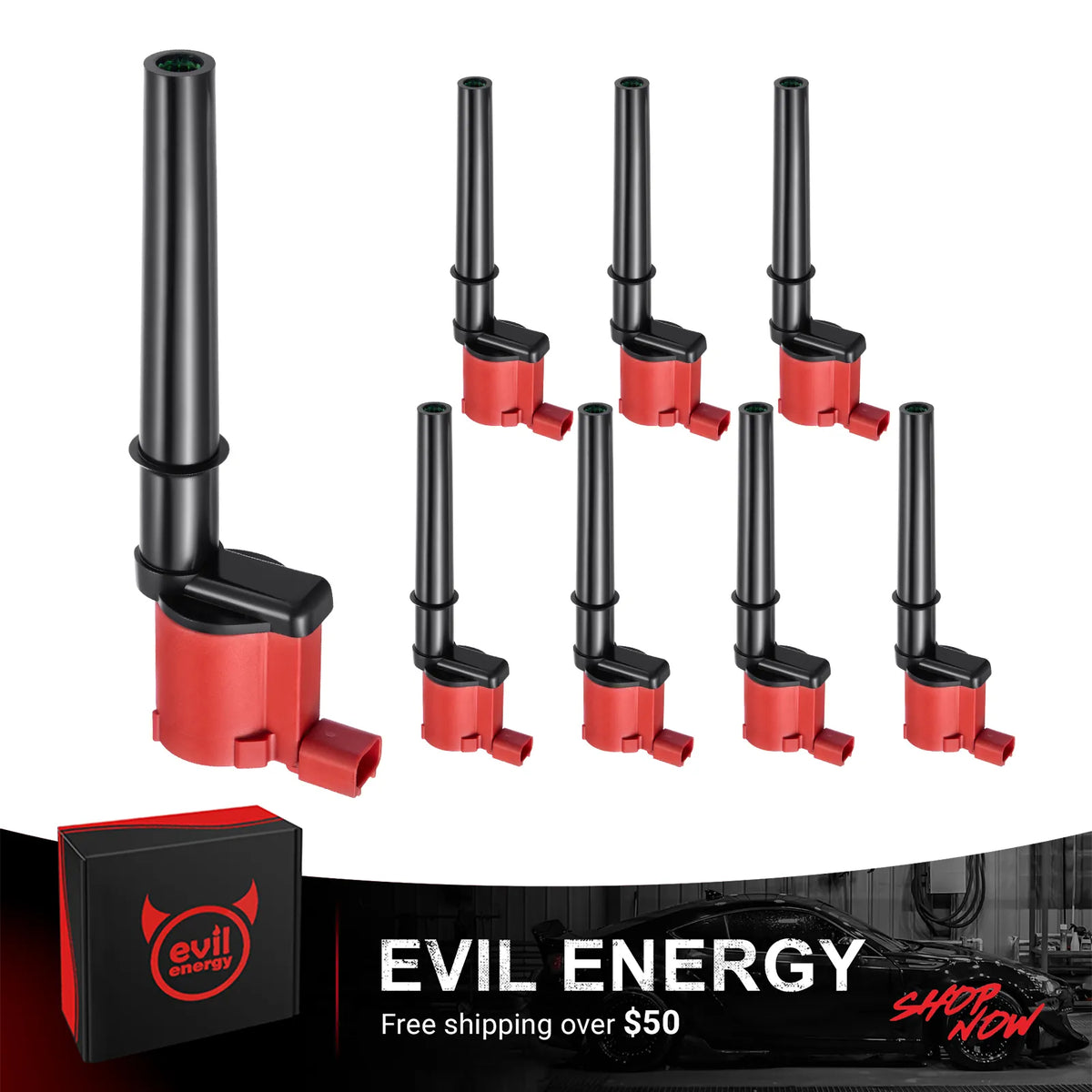 EVIL ENERGY UF537 Ignition Coil for Ford 4.6L 5.4L | High Output