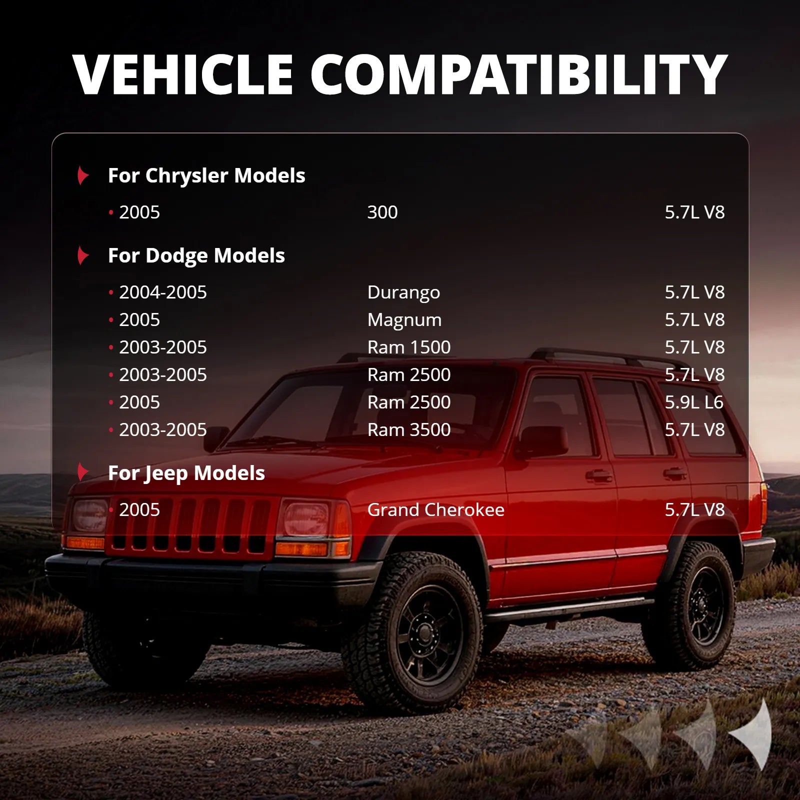 EVIL ENERGY Ignition Coil UF378 Compatible with Dodge Chrysler 5.7L HEMI V8 Performance Coil