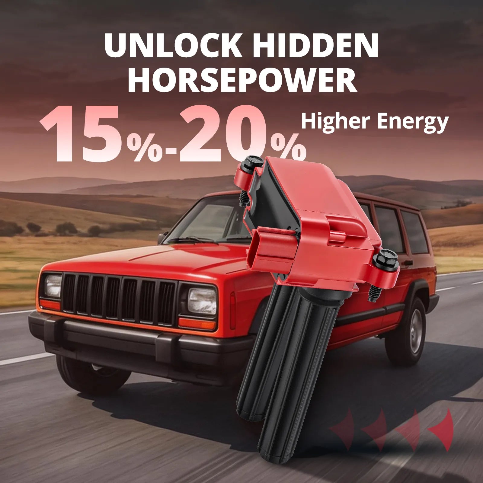 EVIL ENERGY Ignition Coil UF504 Compatible with Dodge Chrysler 5.7L 6.1L 6.2L 6.4L HEMI