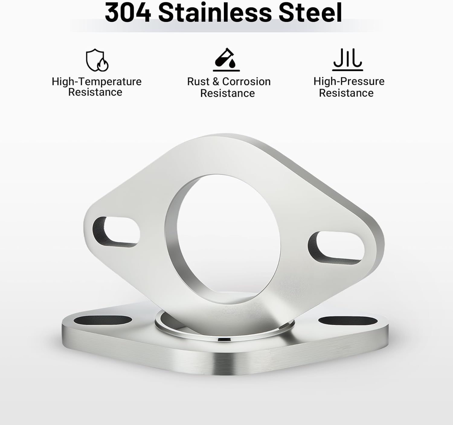 EVIL ENERGY 2-Bolt Exhaust Flange Set with Gaskets & Bolts (1.75/2/2.25/2.35/2.5/3 Inch)