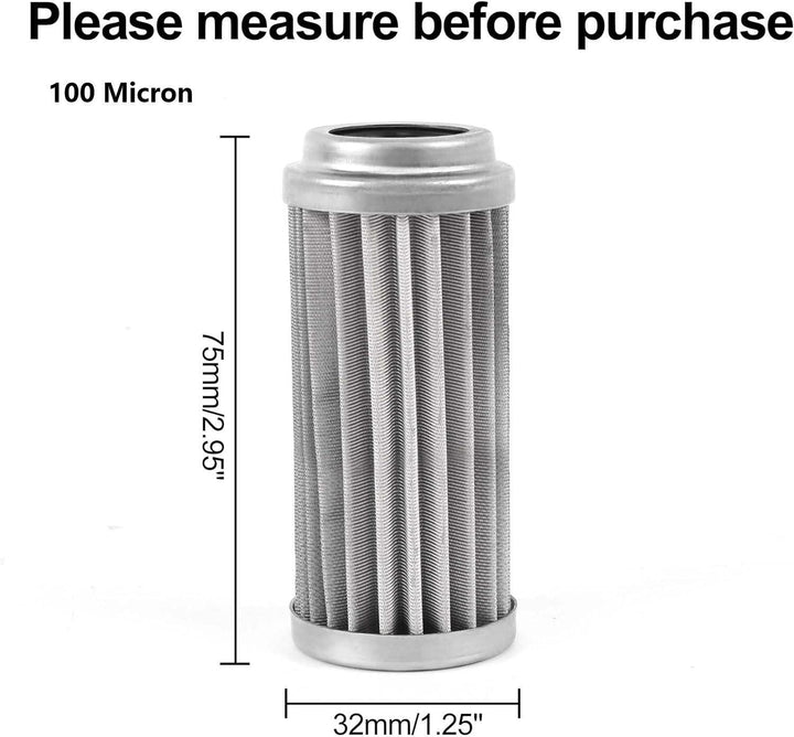 EVIL ENERGY 10/100 Micron Fuel Filter Element - EVILENERGY