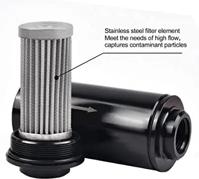 EVILENERGY 10 Micron Inline Fuel Filter 