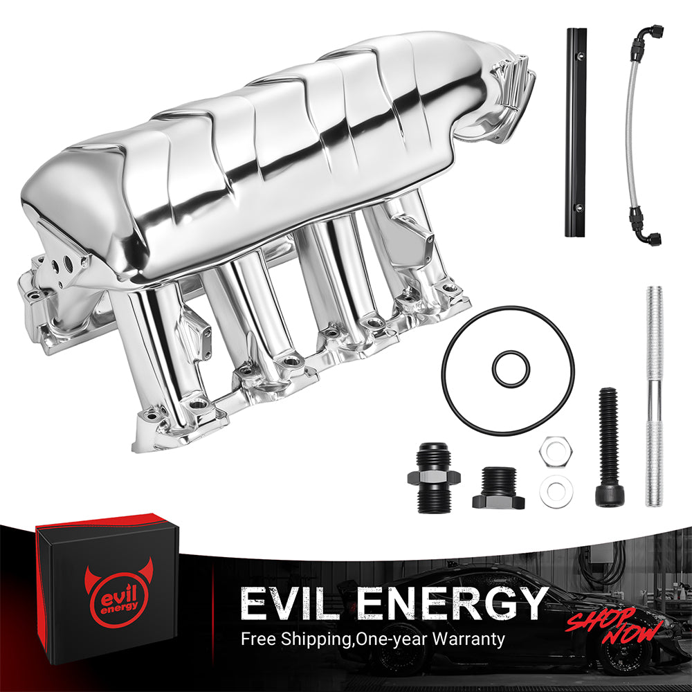 EVIL ENERGY 92mm HI-RAM LS3 Intake Manifold Aluminum EFI for LS3 L92 L99 L76 Rectangular Port with Fuel Rails