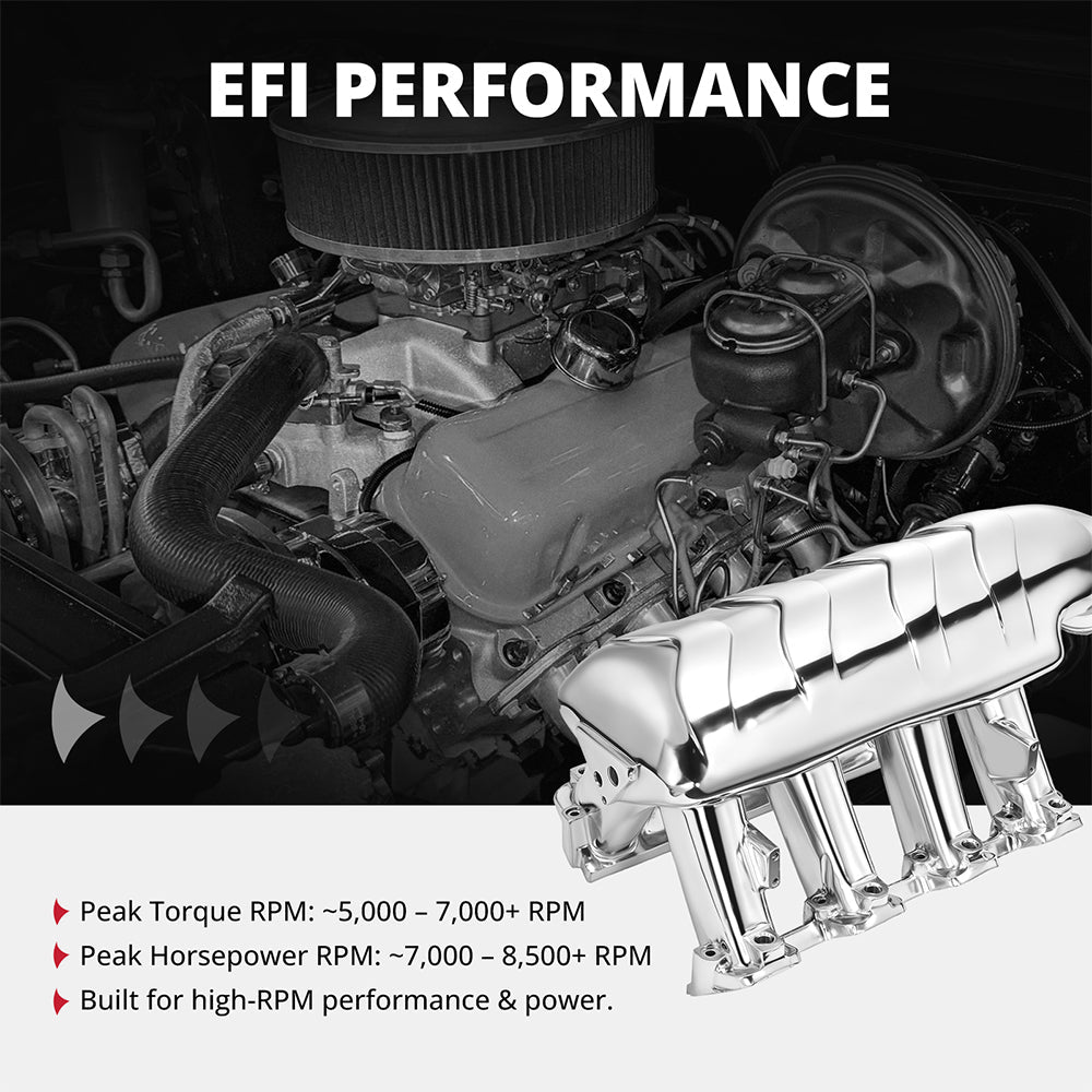 EVIL ENERGY 92mm HI-RAM LS3 Intake Manifold Aluminum EFI for LS3 L92 L99 L76 Rectangular Port with Fuel Rails