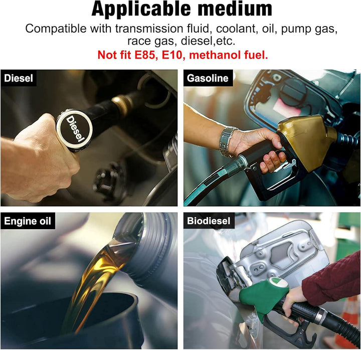 EVIL ENERGY 10AN Oil Catch Can Breather Tank with AN10 Fuel Line Kit Nylon Braided CPE - EVILENERGY