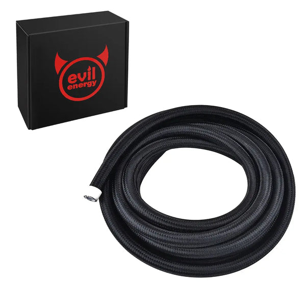 Evilenergy EVIL ENERGY 10AN PTFE E85 Fuel Line Hose Nylon Braided 10/20FT
