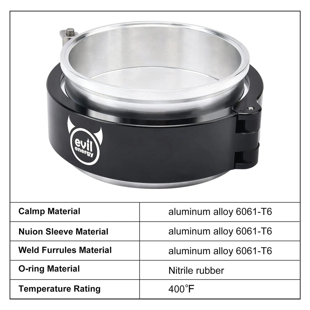 EVIL ENERGY V Band Clamp Quick Release Intake Clamp Aluminum – EVILENERGY