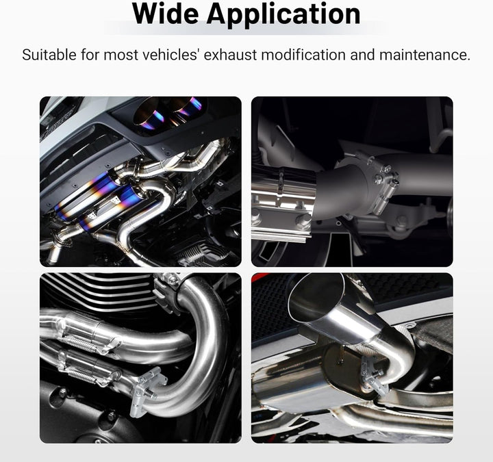 EVIL ENERGY Split Flange Repair Kit, Carbon Steel Exhaust Replacement (2/2.5/3 Inch) - EVILENERGY