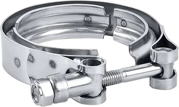 Evilenergy EVIL ENERGY 2.5/3.0 Inch V Band Clamp for Flange Kit Stainless Steel