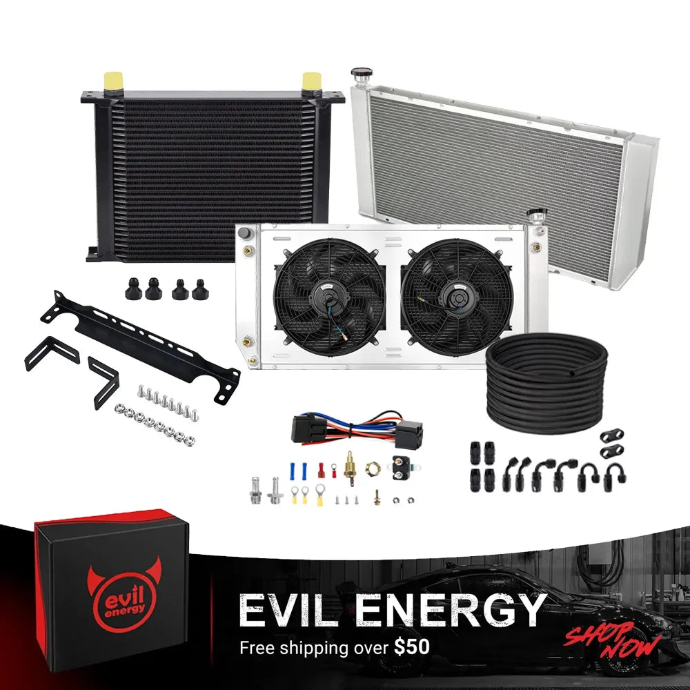 EVIL ENERGY Ultimate Cooling System Kit for Chevy C/K Truck, Chevy Suburban/Tahoe 1988 - 2000 5.7L - 7.4L V8