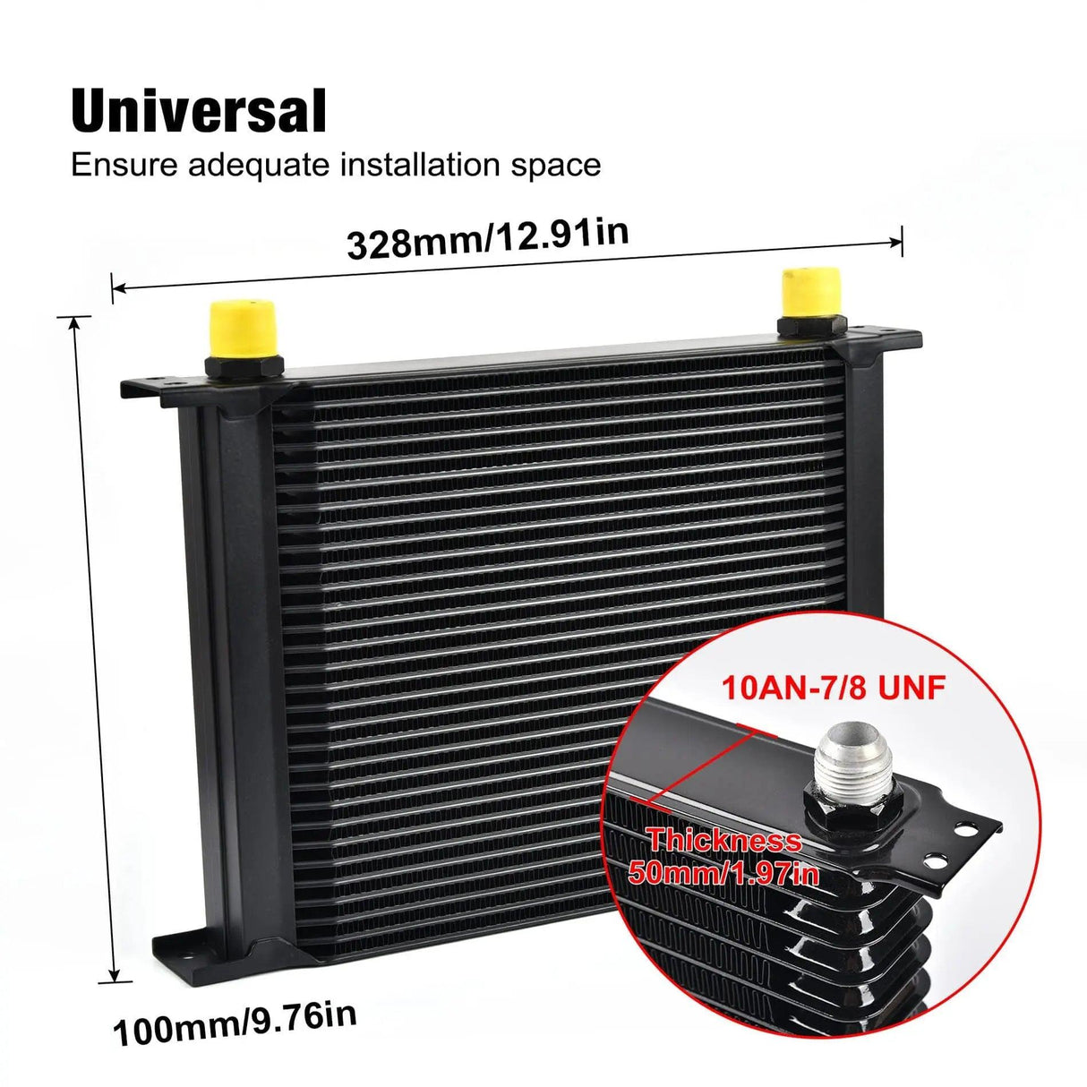 Universal 30 Row Engine Oil Cooler [Radiator