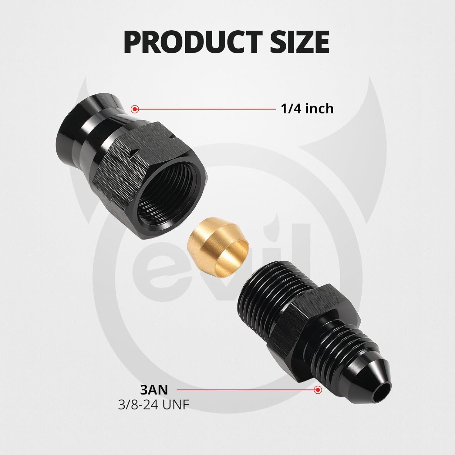 [3AN to 1/4 inch]