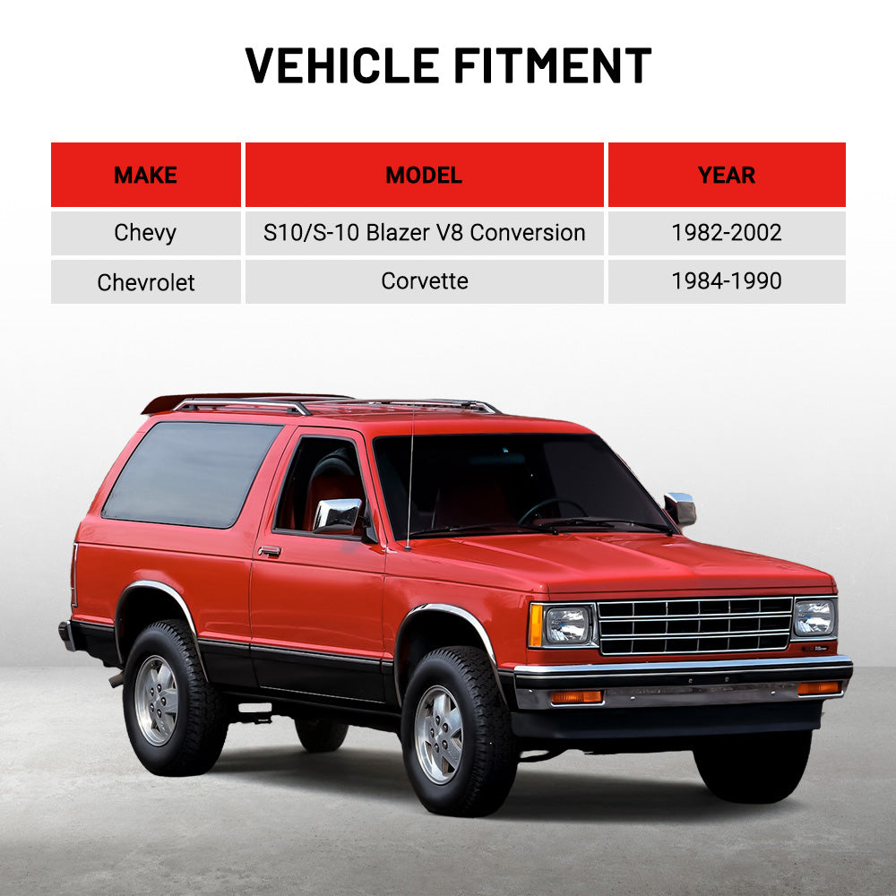EVIL ENERGY 3-Row Aluminum Radiator Vehicle Fitment – Chevy S10/Blazer V8 (1982-2002), Chevrolet Corvette (1984-1990)
