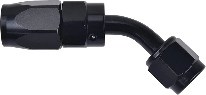 EVILENERGY EVIL ENERGY 4/6/8/10/12/16/20 AN Hose End Fitting Swivel for CPE Braided Hose Black[45 Degree]