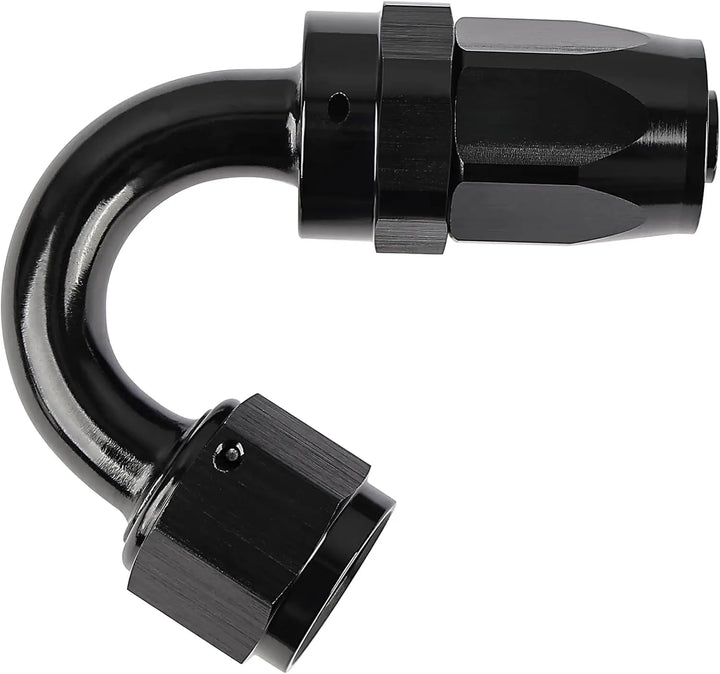 EVILENERGY EVIL ENERGY 4/6/8/10/12/16/20 AN Hose End Fitting Swivel for CPE Braided Hose Black[150 Degree]