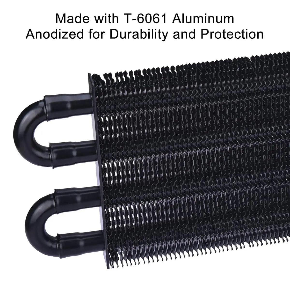 Evilenergy EVIL ENERGY 4/6/8 Pass Tube Transmission Oil Cooler Universal Kit