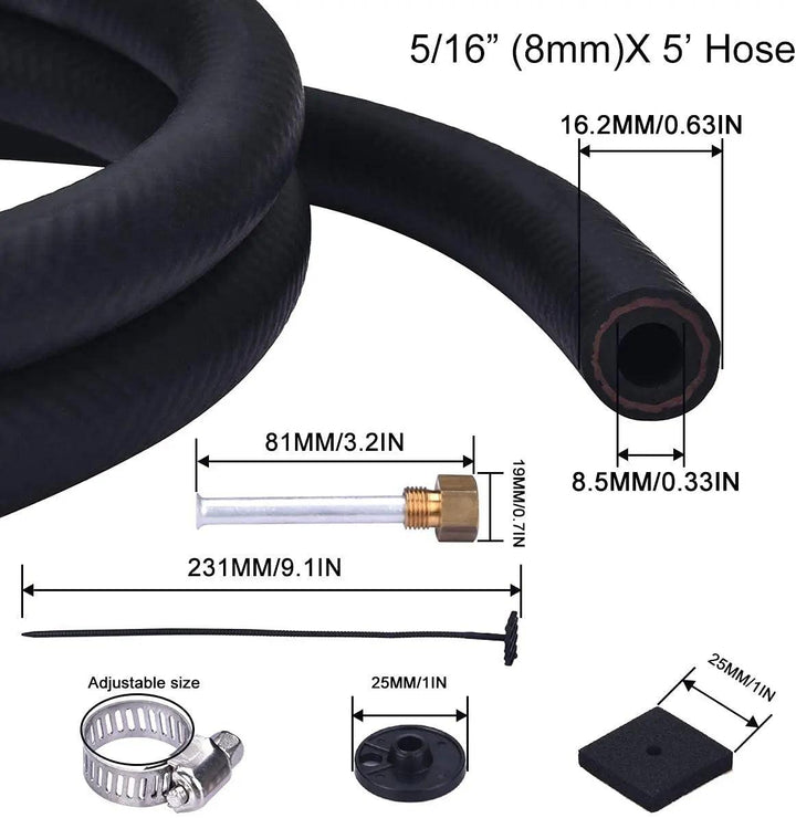Evilenergy EVIL ENERGY 4/6/8 Pass Tube Transmission Oil Cooler Universal Kit