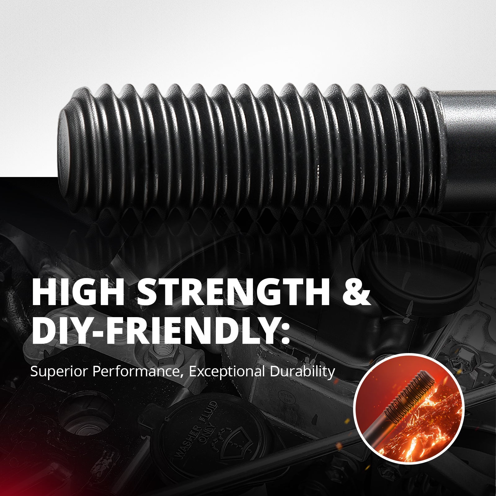 EVIL ENERGY Cylinder Head Bolt Kit - High Strength & DIY - Friendly, Superior Performance & Durability