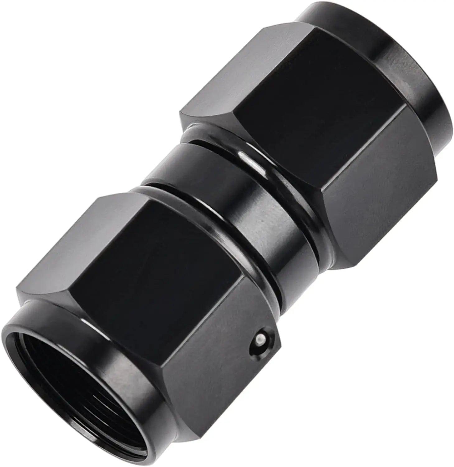 Evilenergy EVIL ENERGY 6/8/10AN Female to Female Straight Swivel AN Union Fitting Aluminum 2PCS