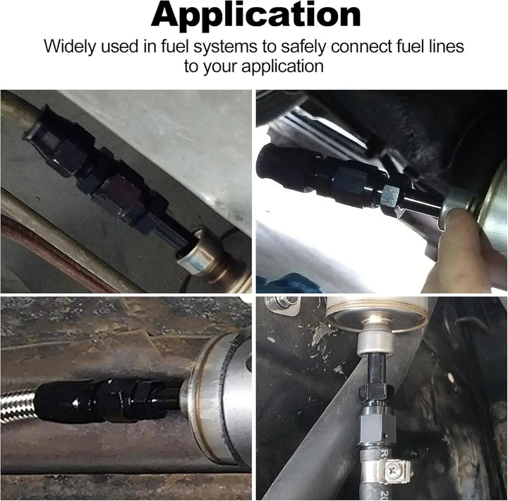 EVILENERGY EVIL ENERGY 4AN Male to 1/4" Barb Push on Fitting Adapter Aluminum