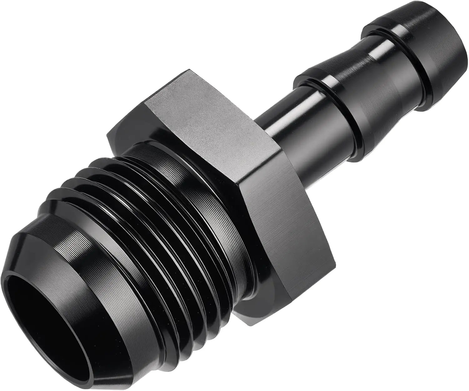 EVILENERGY EVIL ENERGY 4AN Male to 1/4" Barb Push on Fitting Adapter Aluminum[8AN Male to 5/16" Barb]
