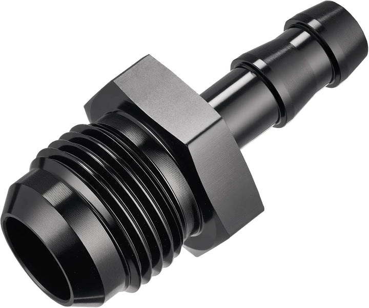 EVILENERGY EVIL ENERGY 4AN Male to 1/4" Barb Push on Fitting Adapter Aluminum[8AN Male to 5/16" Barb]