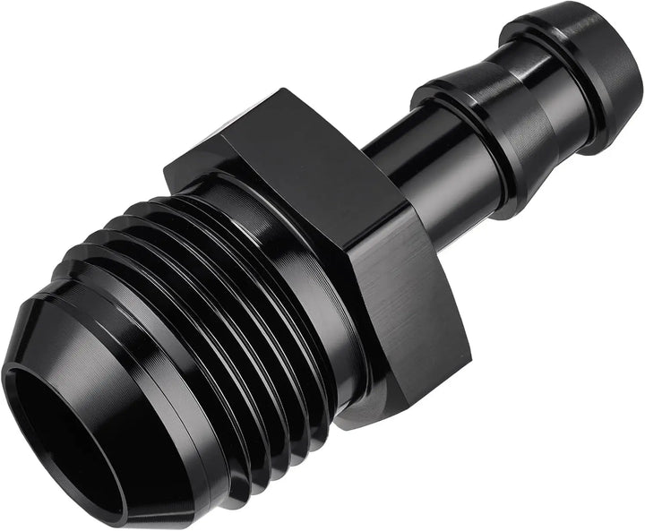 EVILENERGY EVIL ENERGY 4AN Male to 1/4" Barb Push on Fitting Adapter Aluminum[10AN Male to 3/8" Barb]