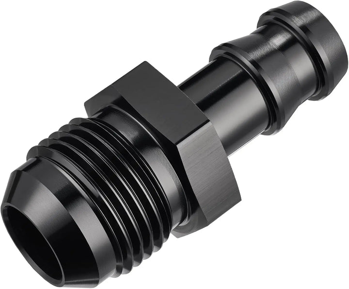 EVILENERGY EVIL ENERGY 4AN Male to 1/4" Barb Push on Fitting Adapter Aluminum[10AN Male to 1/2" Barb]