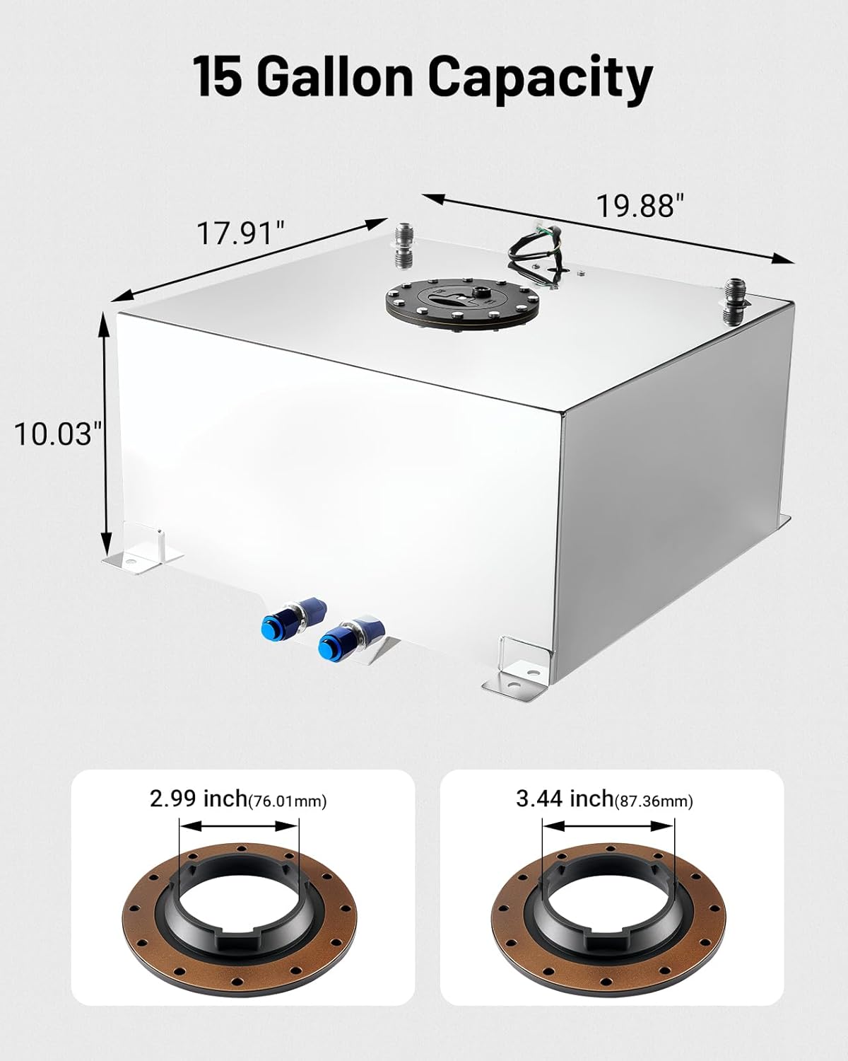 [15 Gallon,Silver]