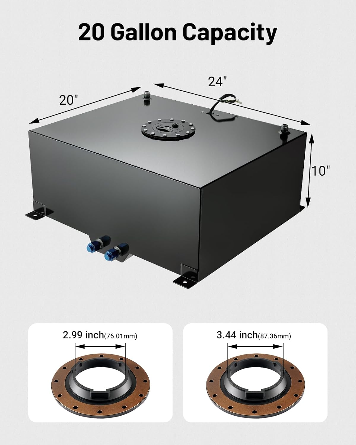 [20 Gallon,Black]