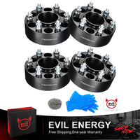 EVIL ENERGY 6x127 1/1.25/1.5/2inch Wheel Spacers for 2003 - 2006 Chevrolet SSR, 4 - Piece Set with 12x1.5 Bolts and 78.1mm Hub Bore