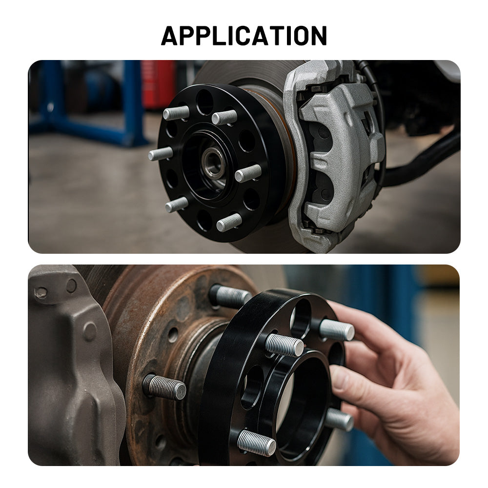 EVIL ENERGY 6x127 1/1.25/1.5/2inch Wheel Spacers for 2003 - 2006 Chevrolet SSR, 4 - Piece Set with 12x1.5 Bolts and 78.1mm Hub Bore - EVILENERGY