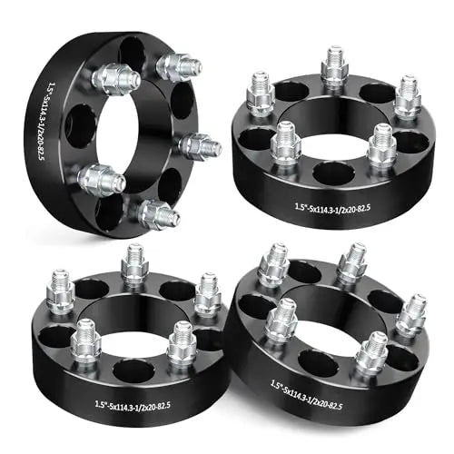 EVILENERGY EVIL ENERGY 5x4.5 Wheel Spacers Compatible for Mustang 1994-2014,5x114.3 mm Hubcentric no Lip 5 lugs 82.5 mm Hub Bore 1/2x20 Studs