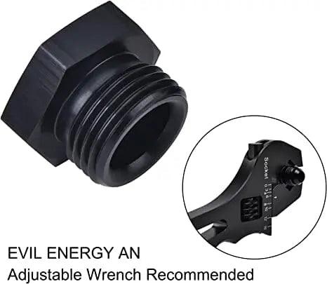 Evilenergy EVIL ENERGY 6/8/10AN Block off Cap ORB AN6/8/10 Plug Fitting 2PCS
